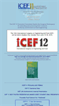 Mobile Screenshot of icef11.org